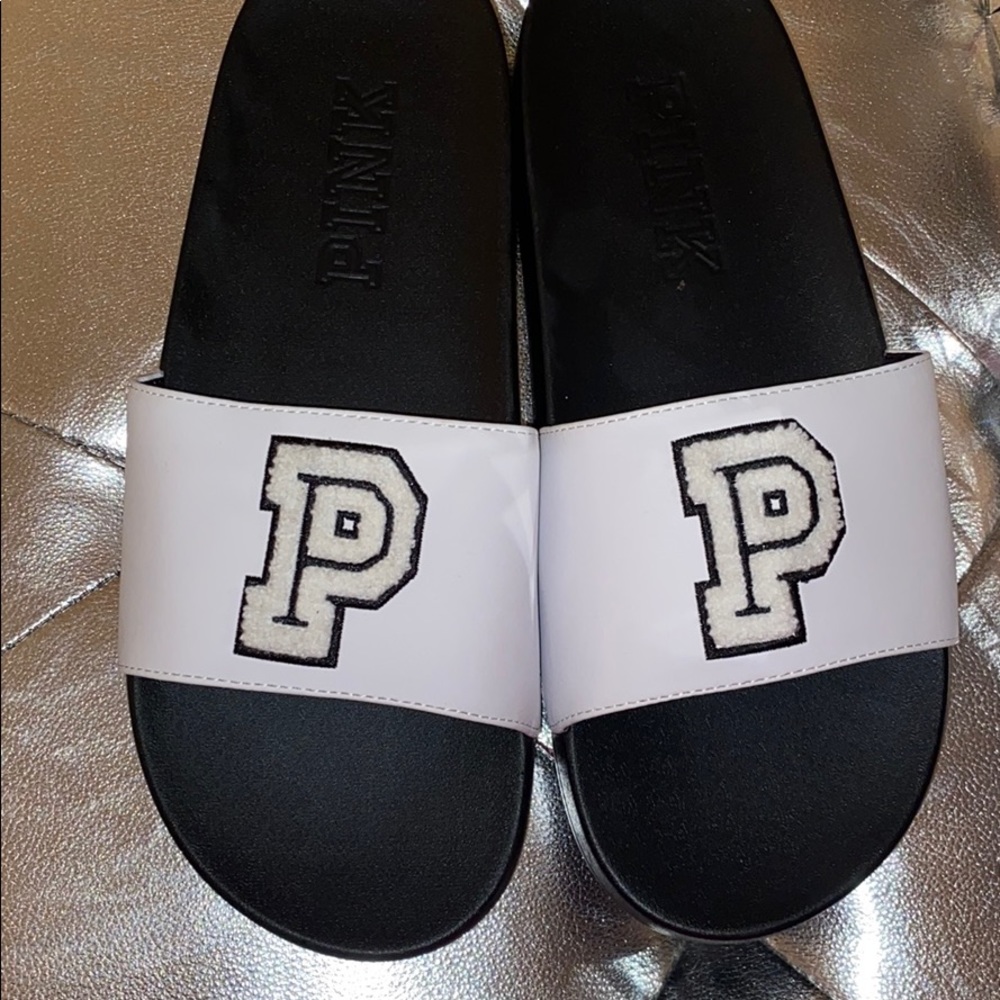 Brand NEW PINK SLIDES - Picture 1 of 2